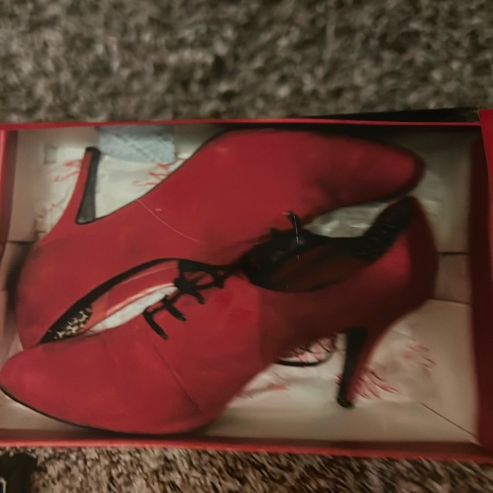 Red high heels
